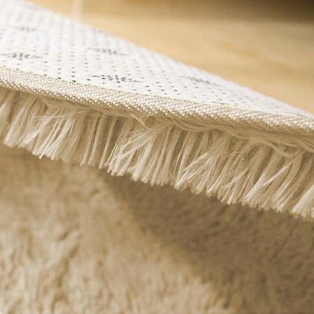 Shaggy Strado room carpet 100x150 CappuccinoCamel (Light brown)