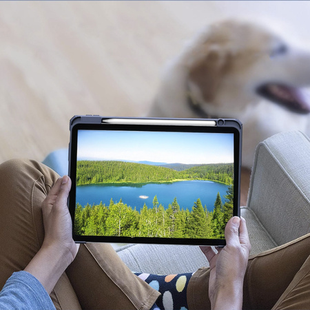Puzdro grafické na Apple iPad 10.9 2022 Gen 10 / 11 2025 A16 Gen 11 s klapkou, morské - ochranné so stojanom