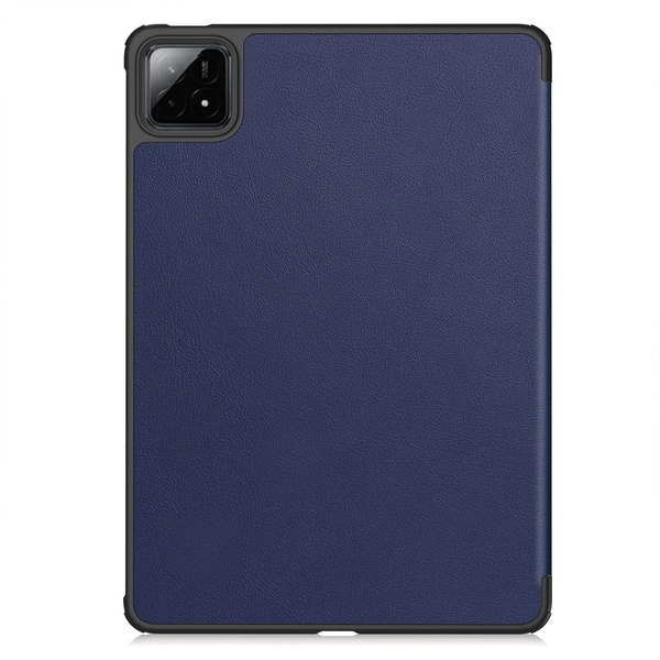 Puzdro Smart na Xiaomi Pad 7 / Pad 7 Pro 11.2 s klapkou / Xiaomi Pad 7 Pro, tmavomodré - ochranné so stojanom