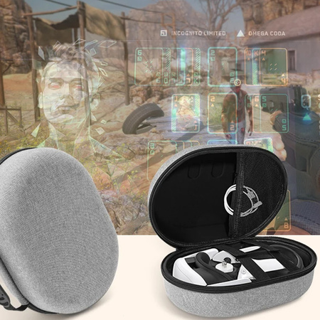 Taška ochranná puzdro Hard Bag na Oculus Quest 3 kufrík na okuliare príslušenstvo - na smartfón