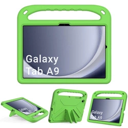 Etui FunColor z uchwytem do Samsung Galaxy Tab A9 8.7 X110 / X115, zielone - ochronne