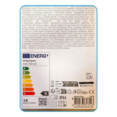 Lampki choinkowe 576 LED białe ciepłe wewnętrzne zewnętrzne 7m TIMER IP44