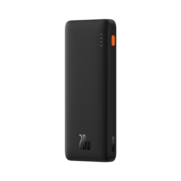 powerbank Baseus Airpow 20W 10000mAh z káblom Baseus Simple Series USB-A USB-C 30 cm, biely