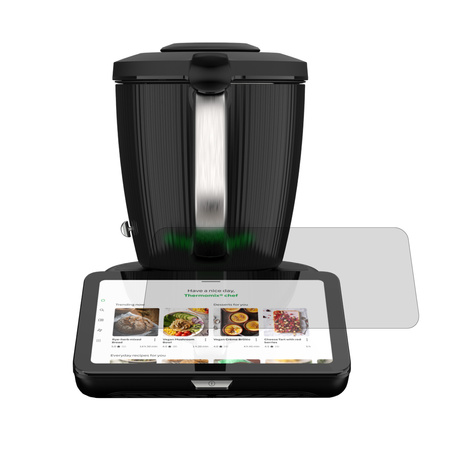 Szkło hartowane do Thermomix TM7 zestaw - ochrona ekranu 9H, pełne pokrycie, oleofobowe