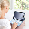 Bluetooth touchpad keyboard case for Samsung Galaxy Tab A9 8.7 CFX110 (Blue)
