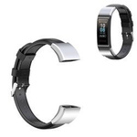 Leather Strap for Huawei Band 3/4 PRO (Black)