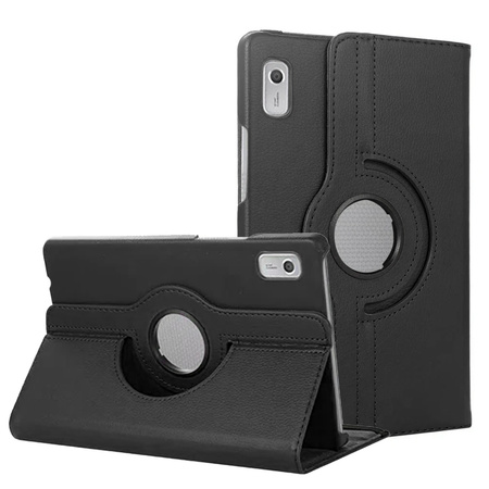 Puzdro na Lenovo Tab M9 2023 / Tab M9 2023 TB310, čierne - ochranné so stojanom, prístup k portom a tlačidlám