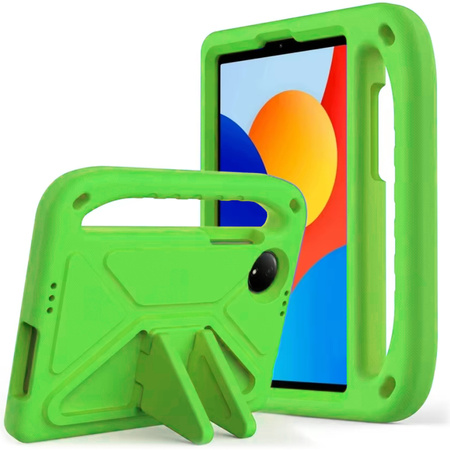 Etui pancerne FunColor do Xiaomi Redmi Pad SE 8.7 2024, zielone - ochronne z podstawką