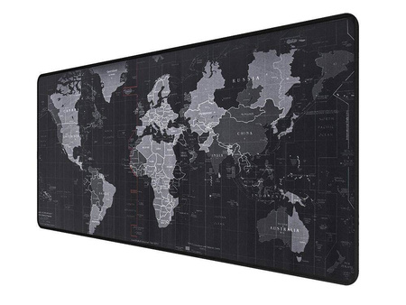 Duża podkładka pod mysz mapa świata 80x30 cm