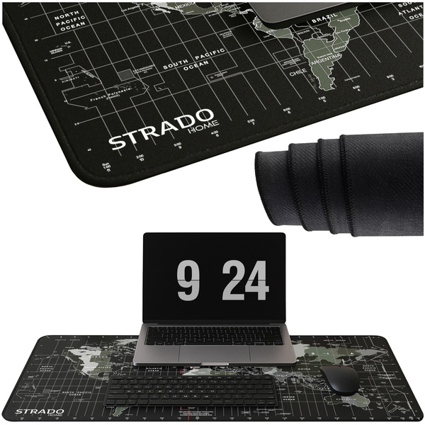 Strado Desk Mat 90x40 World Map