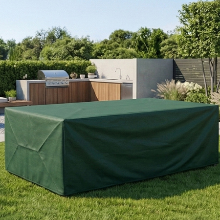 Pokrowiec na meble ogrodowe stół krzesła wodoodporny mocny 300x200x80cm XXL