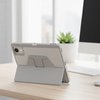 Etui Obrotowe Clear do Lenovo Idea Tab 11 2025, szare - ochronne z podstawką