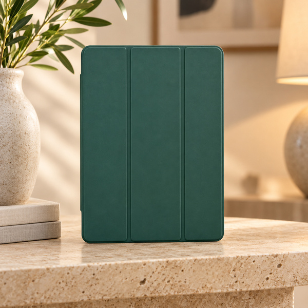 Etui do Galaxy Tab S10 Lite 10.9/ S10 FE/ S9 FE/ S9/ S8 z miejscem na rysik - zielone