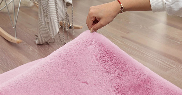 Rabbit Strado 150x150 round rug SakuraPink (Pink)