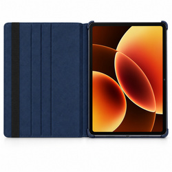 Etui obrotowe do Xiaomi Pad 7 / 7 PRO / Pad 8 / 8 PRO / Pad 9 z klapką - granatowe