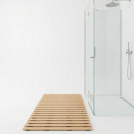 Mata łazienkowa antypoślizgowa do łazienki do wanny pod prysznic 43x90cm (Beżowa)