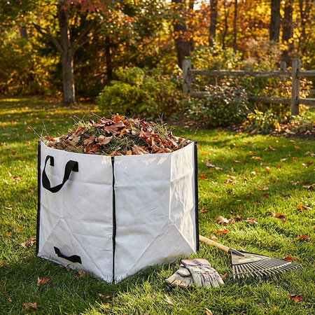Worek kosz ogrodowy z uchwytami mocny na odpady liście trawę gałęzie 75L