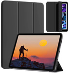 Etui Smart z magnetyczną z klapką do Xiaomi Redmi Pad SE 8.7 2024, czarne - ochronne z podstawką