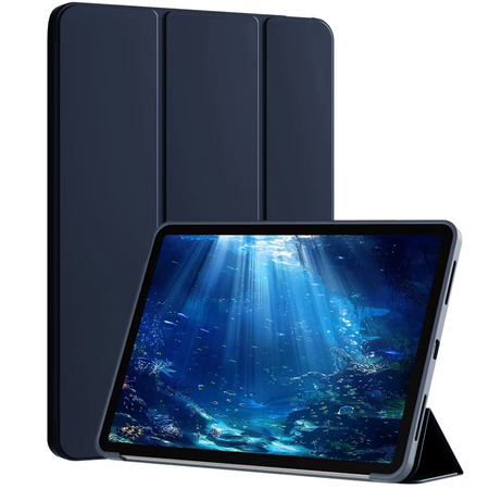 Puzdro Smart s magnetickou s klapkou na Xiaomi Redmi Pad SE 8.7 2024, tmavomodré - ochranné so stojanom