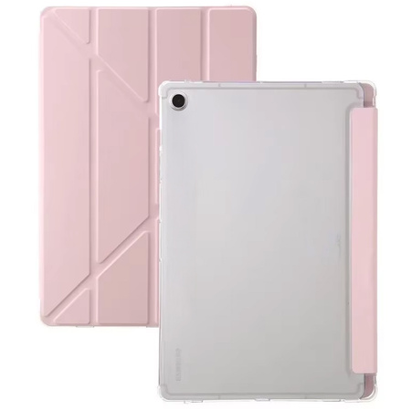 Etui Clear Trifold z podstawką do Samsung Galaxy Tab S6 Lite 2022/24 10.4", różowe