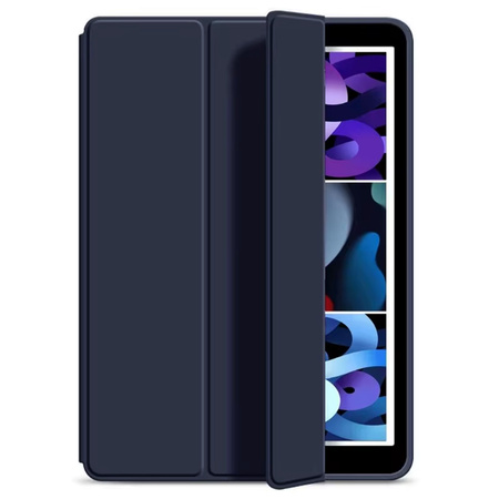 Puzdro Smart s magnetickou s klapkou na Xiaomi Redmi Pad SE 8.7 2024, tmavomodré - ochranné so stojanom