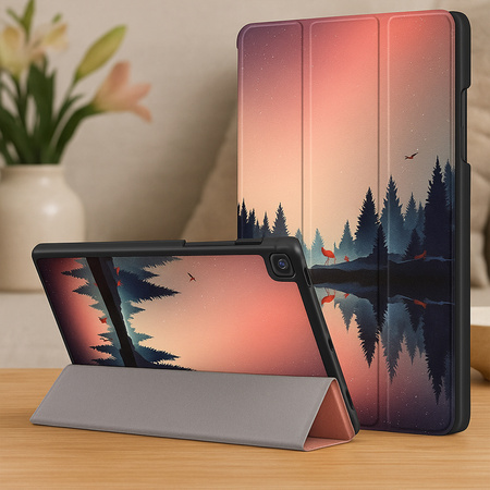 Etui Graficzne pokrowiec futerał z klapką do Galaxy Tab S6 Lite 10,4"