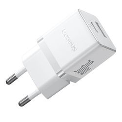 Nabíjačka sieťová Baseus Palm 30W USB-C USB-A, biela