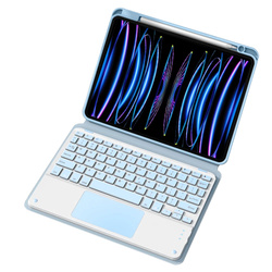 Etui klawiatura Bluetooth touchpad do Xiaomi Mi Pad 6/ 6 Pro 11 2023, niebieskie