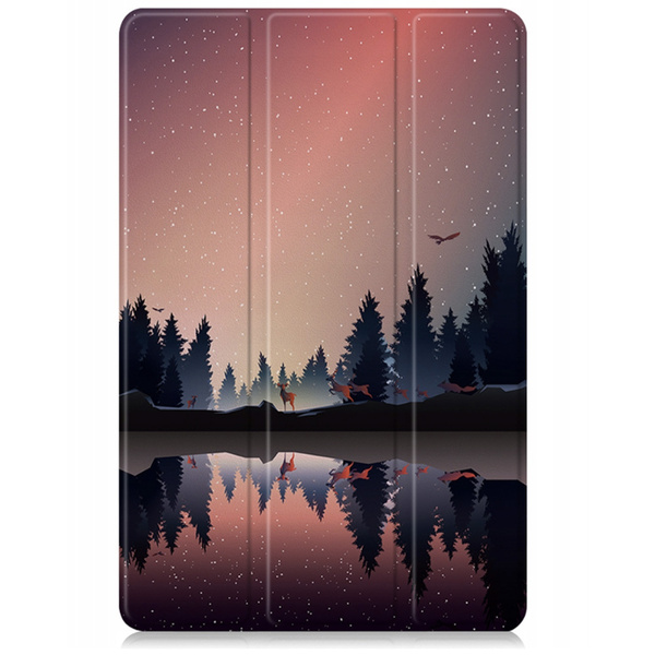 Etui Graficzne do Lenovo Tab One 8.7 25 TB305FU TB305XU, ochronne z podstawką