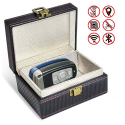 RFID radio signal blocking key box - faraday cage