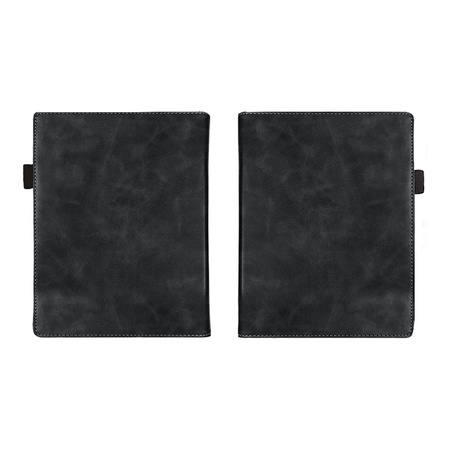 Etui z paskiem do Pocketbook Inkpad 4 / Color 2, czarne - ochronne z podstawką