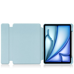 Etui z klawiaturą 360 do iPad Air 13 M4/ M3/ M2 2026/ 25/ 24 ochronne niebieskie