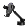 Gravity car mount for Baseus Tank phone with suction cup (black)