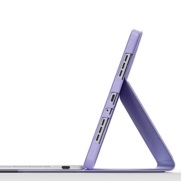Bluetooth touchpad keyboard case for iPad Pro 11 Gen5 (Purple)