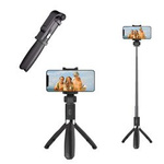 Kijek selfie stick ze statywem rozkładany tripod pilot wyzwalacz BL L01, czarny - lekki i poręczny