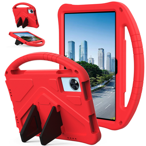 Puzdro FunColor na Lenovo Idea Tab 11, červené - ochranné so stojanom
