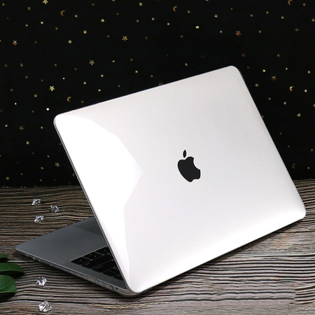 Puzdro Shell obal na Apple MacBook Air 13 13.6 M3 2024 / M4 2025, priehľadné - ochranné
