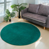 STRADO round Rabbit 3D plush soft like rabbit anti-slip carpet 140 BottleGreen