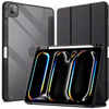 Etui pokrowiec Hard Crystal Pencil do iPad Pro 13 Gen 5 A2925 A2926 A3007, czarne