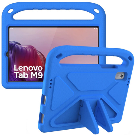Etui pokrowiec z podstawką uchwytem FunColor do Lenovo Tab M9 9" 2023 TB310, niebieskie