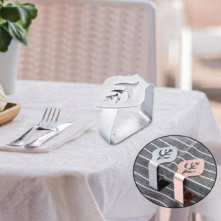 Strado Steel Tablecloth Clips STL4 - Leaves