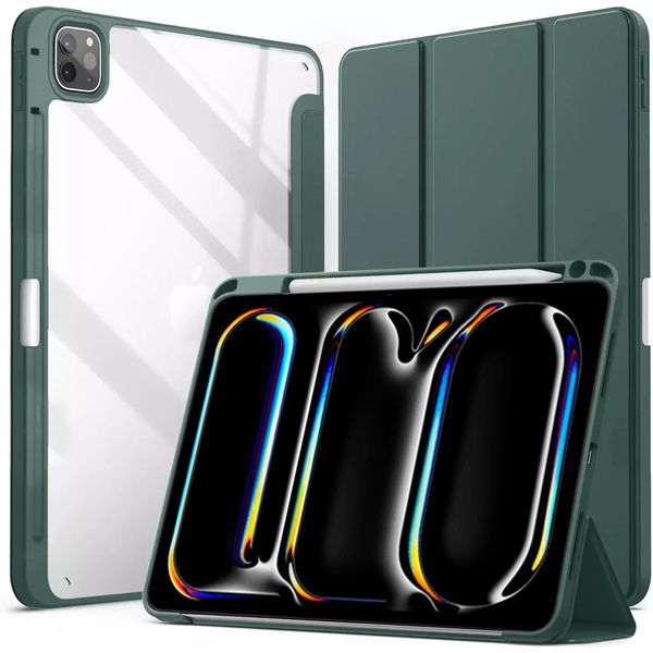 Hard Crystal Case for iPad Pro 11th Gen. 5 2024 (Green)