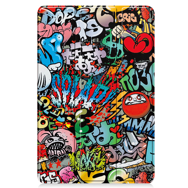 Puzdro grafické na Lenovo Tab 10.1 2025 s klapkou - ochranné so stojanom