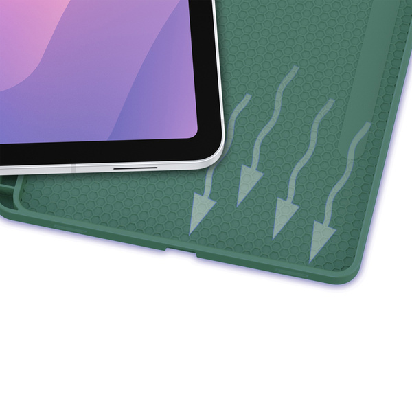 Puzdro Smart Pencil na Samsung Galaxy Tab S11 11 SM SMX736 s klapkou, zelené - ochranné
