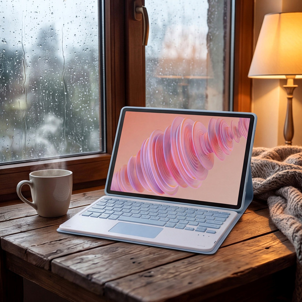 Puzdro s klávesnicou na Lenovo Tab Plus 11.5 - ochranné so stojanom, prístup k portom a tlačidlám