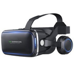 Okulary gogle 3D VR Shinecon 10 do telefonu wbudowane słuchawki