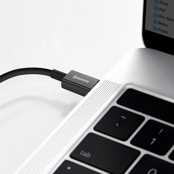 Kábel Baseus Superior Series USB-C / Lightning PD 20W 1 m, čierny