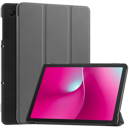 Etui Smart do T-Mobile T Tablet 2 10.1 5G 2025 z klapką, szare - ochronne z podstawką