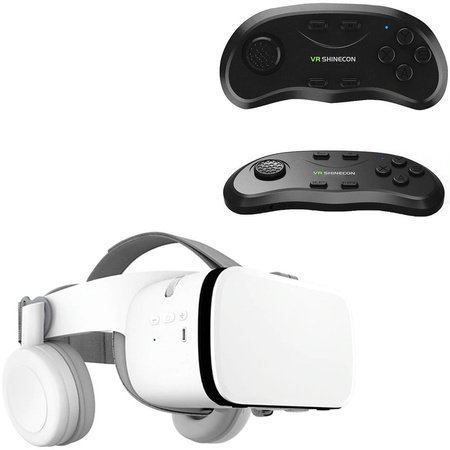 Zestaw Okulary gogle VR 3D BoboVR Z6 + słuchawki + Gamepad - do smartfona