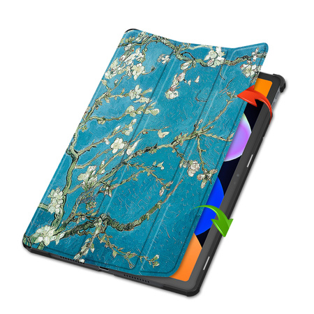 Puzdro grafické na Lenovo Idea Tab 11 s klapkou - ochranné so stojanom
